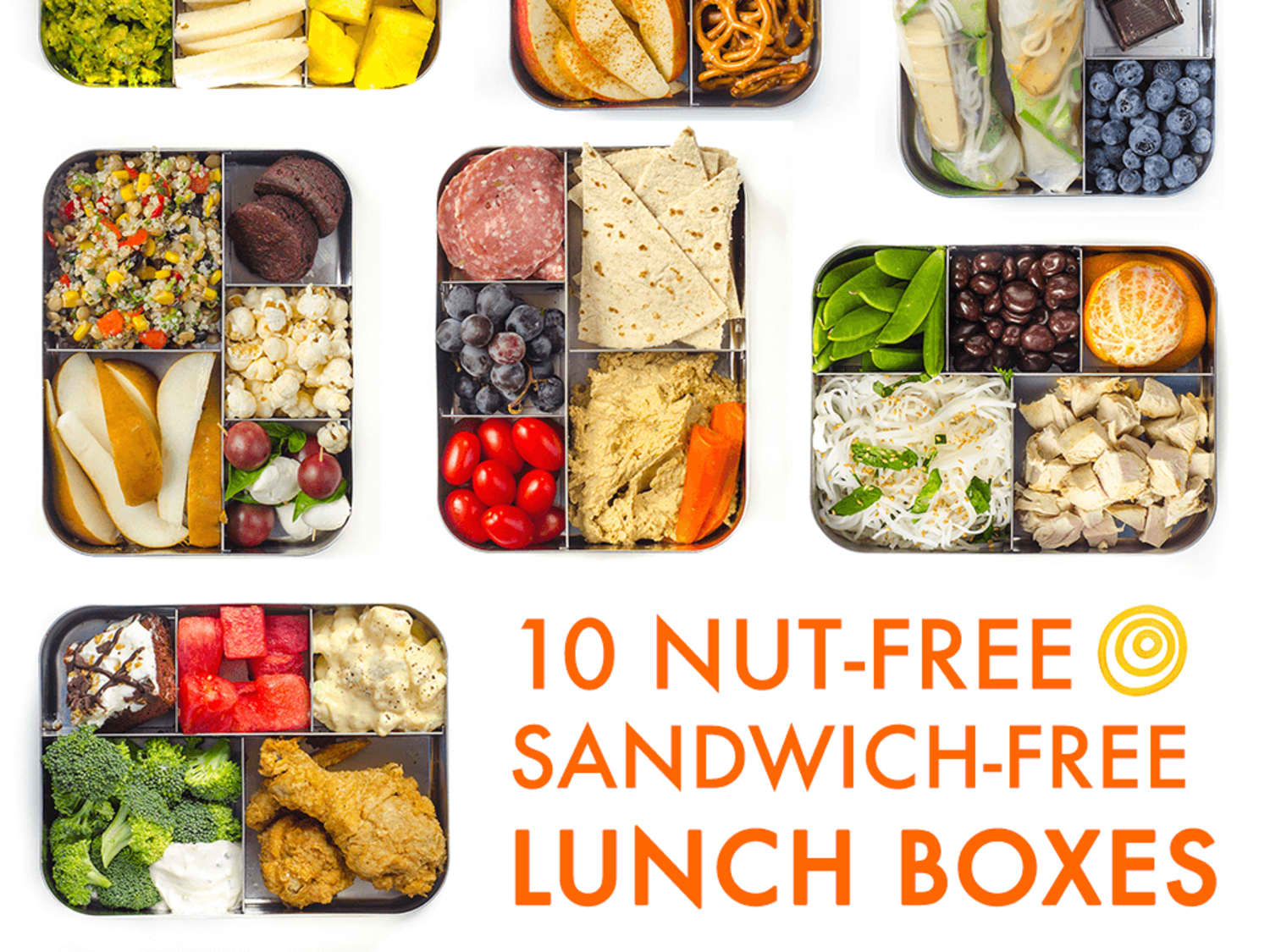Healthy Nut-Free Kid's Bento Box