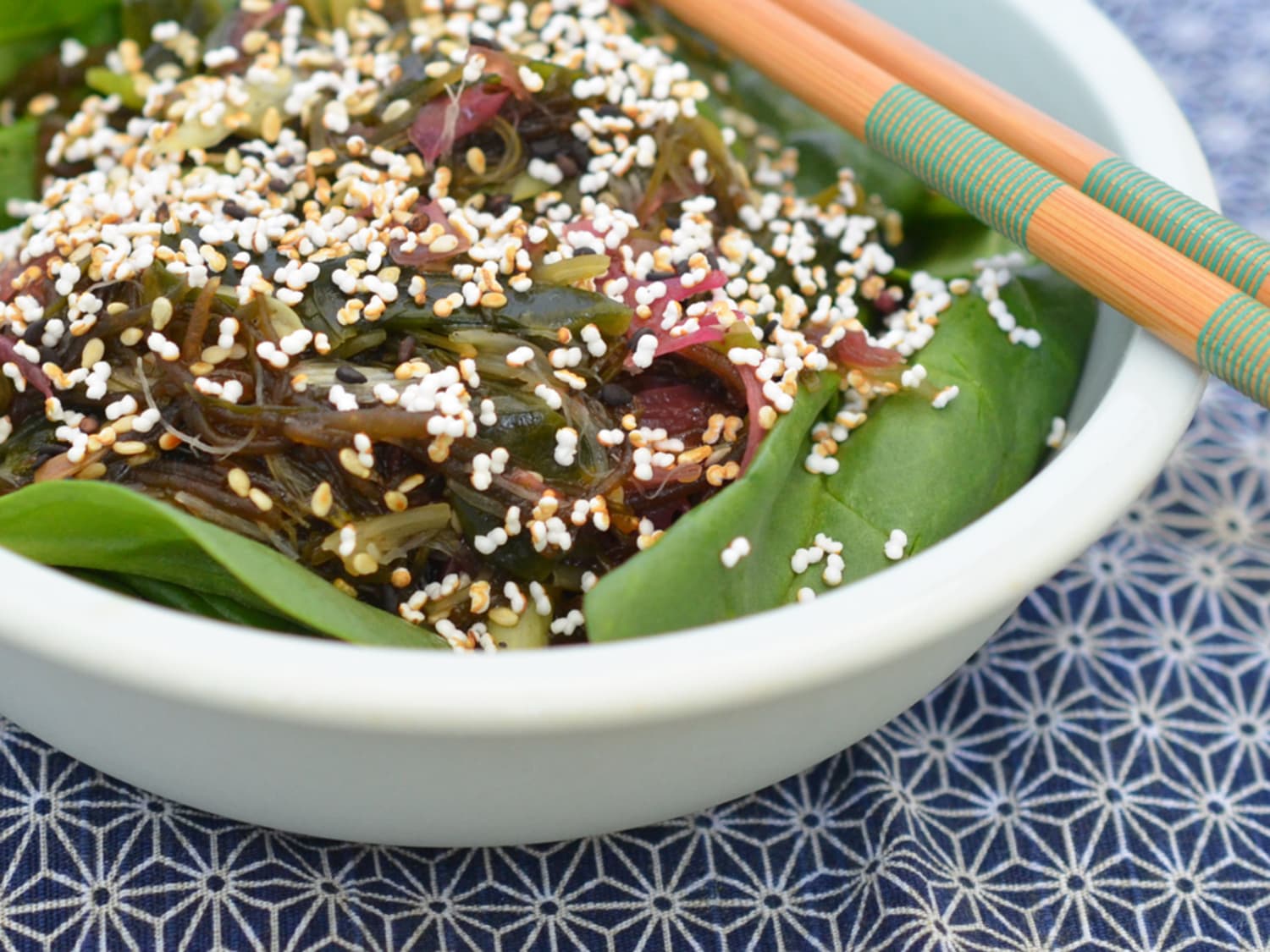 Recipe Seaweed Salad With Popped Amaranth Sesame Kitchn