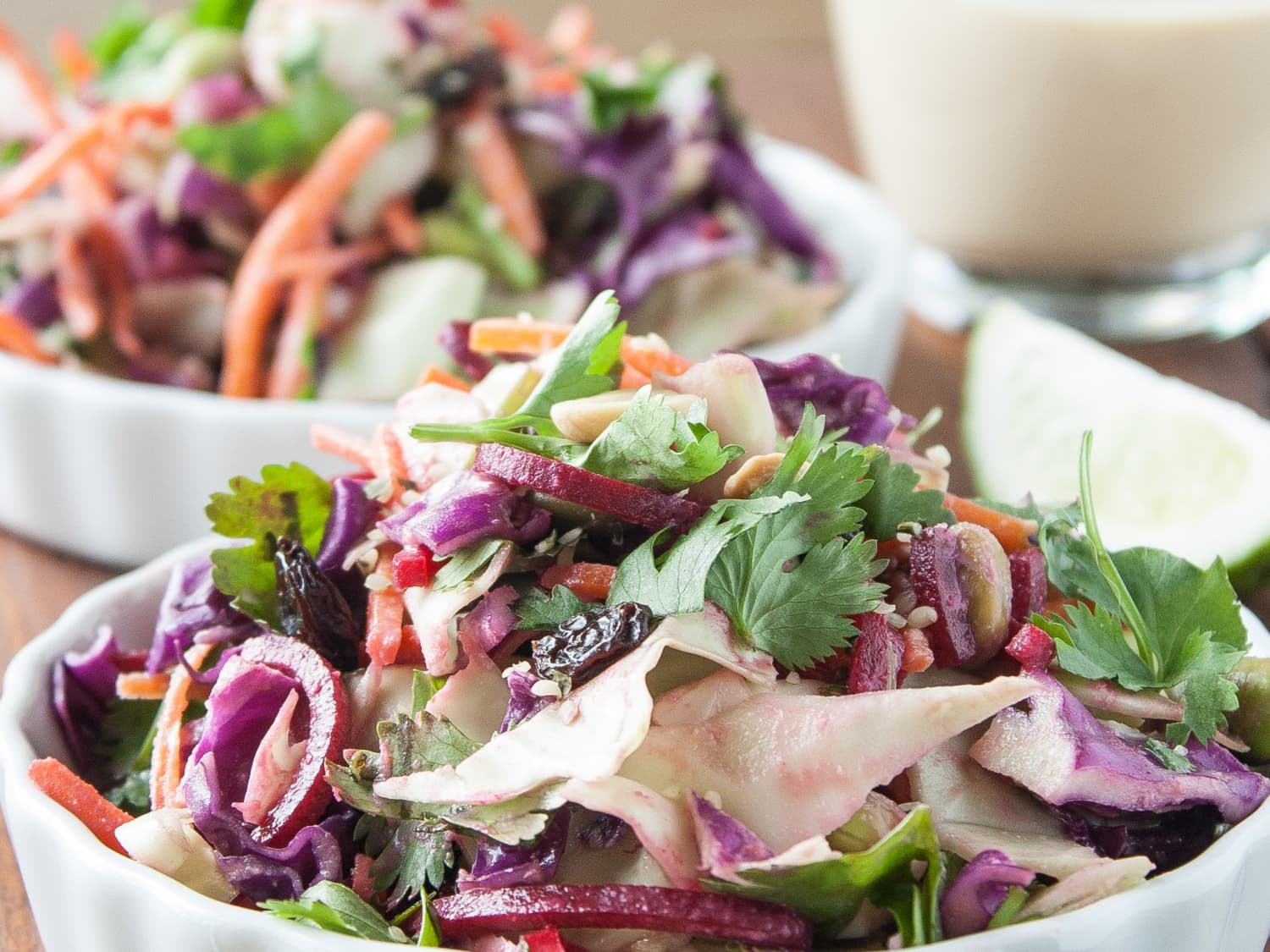 Recipe Cabbage Slaw With Ginger Tahini Dressing Kitchn