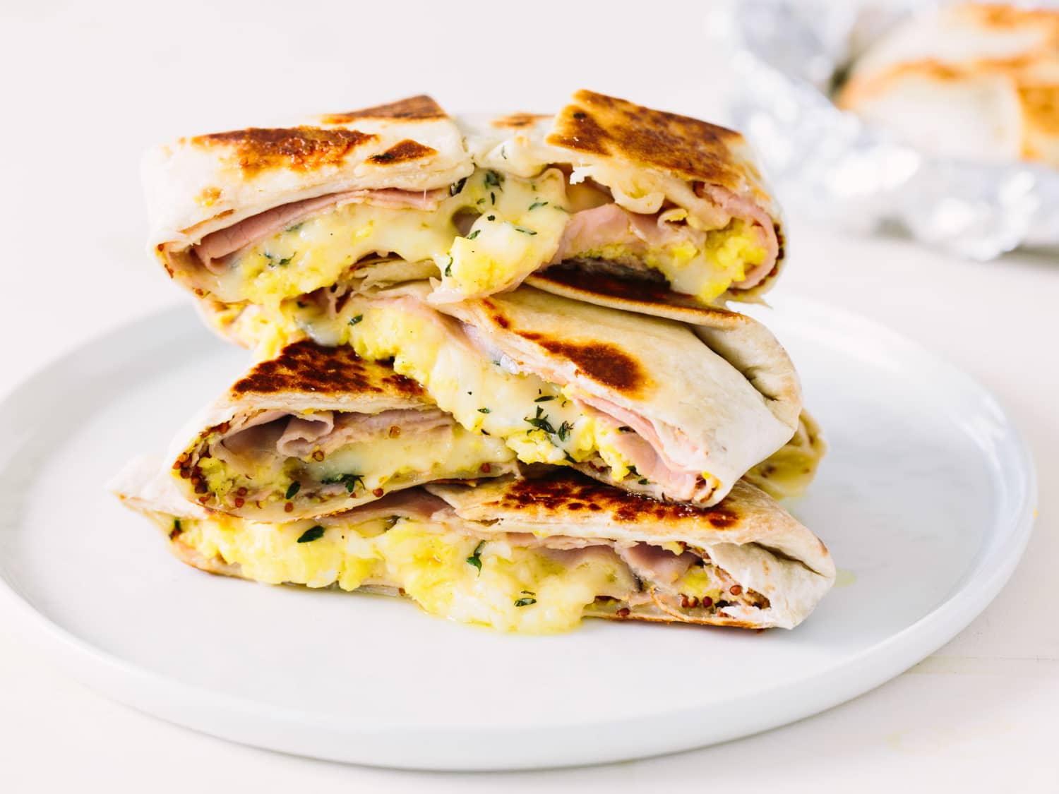 Ham Egg And Cheese Breakfast Quesadilla Recipe Kitchn