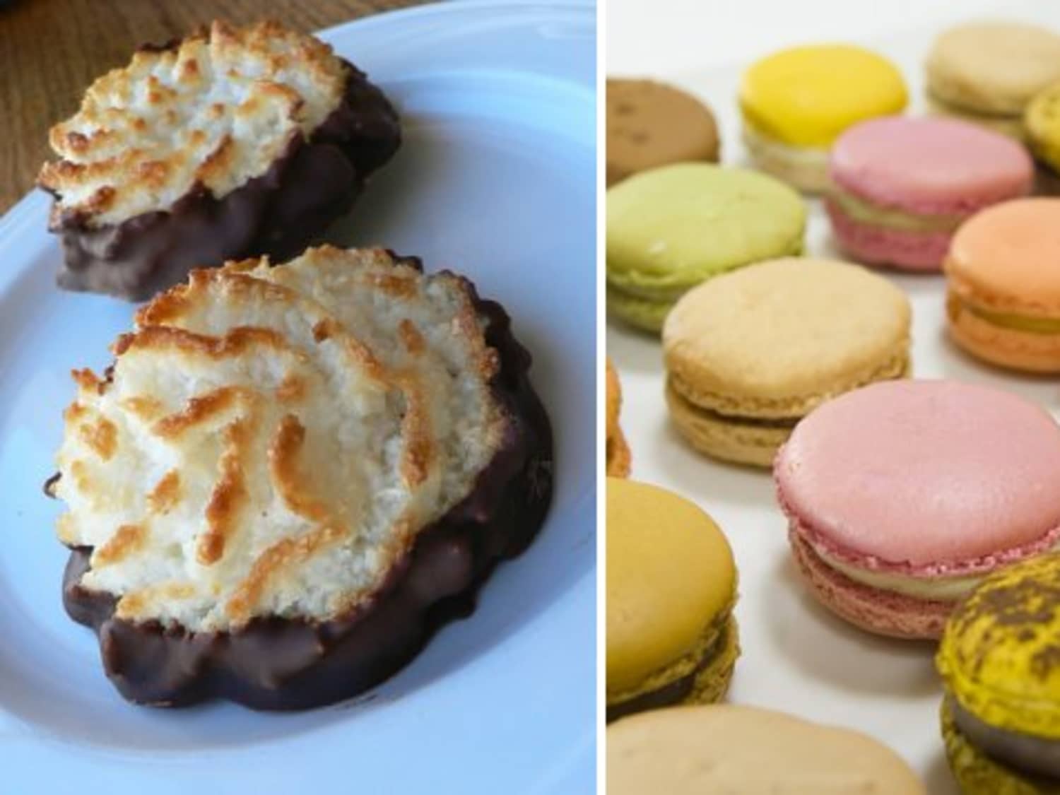 What S The Difference Macaroons Vs Macarons Kitchn