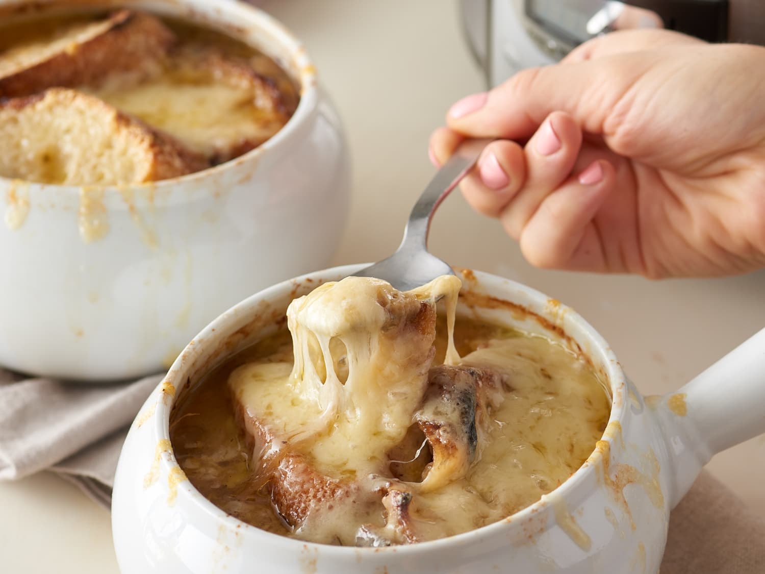 French Onion Soup Slow Cooker Recipe The Easiest Most Delicious Method Kitchn 8 to 9 cups diced peeled potatoes. how to make french onion soup in the slow cooker