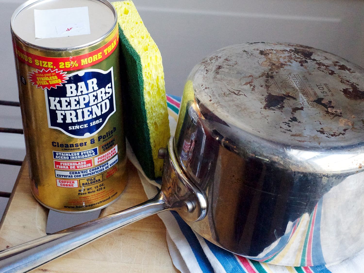 Bar Keepers Friend: The Best Way To Clean Stubborn Pots and Pans