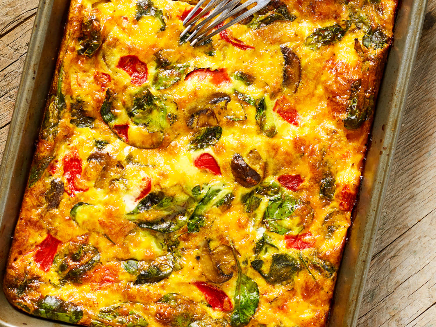 Recipe Veggie Supreme Egg Bake Kitchn