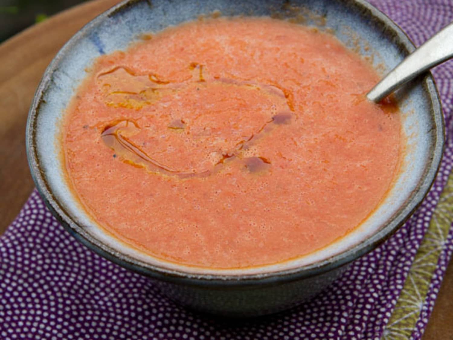 Recipe Roasted Pepper And Tomato Soup Kitchn