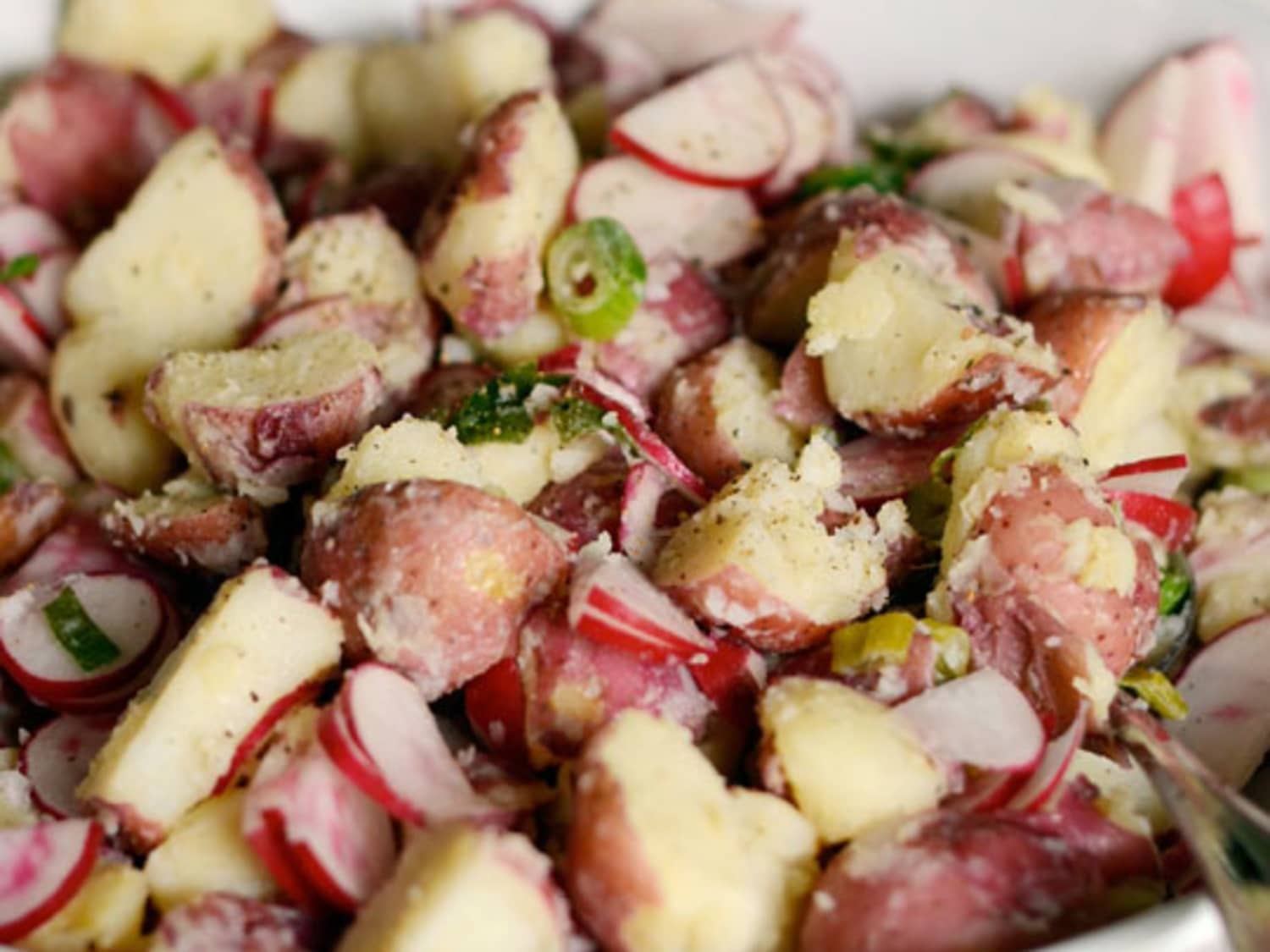 Recipe Red Potato Salad With Scallions Radishes Kitchn
