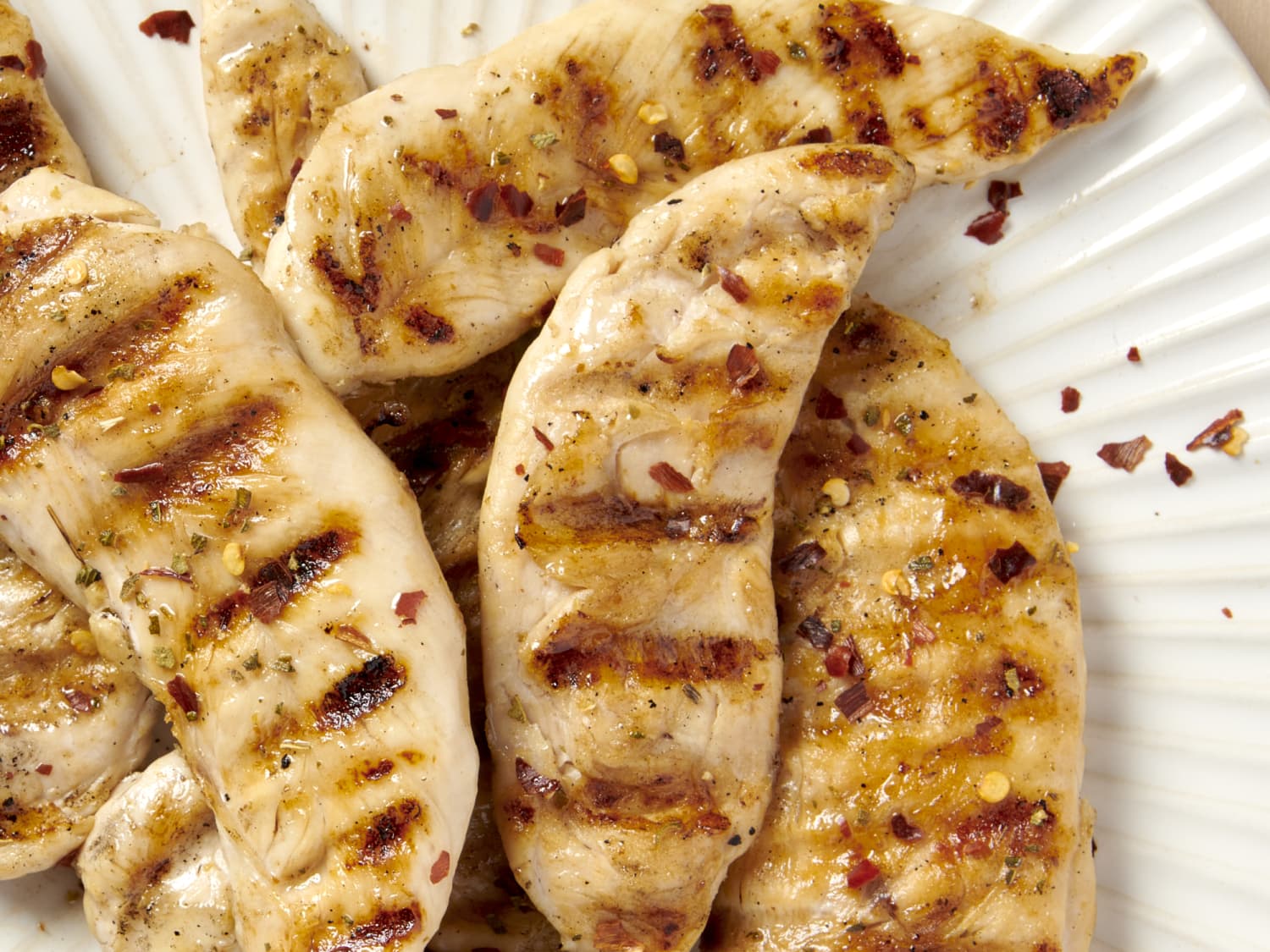 Grilled breaded chicken top
