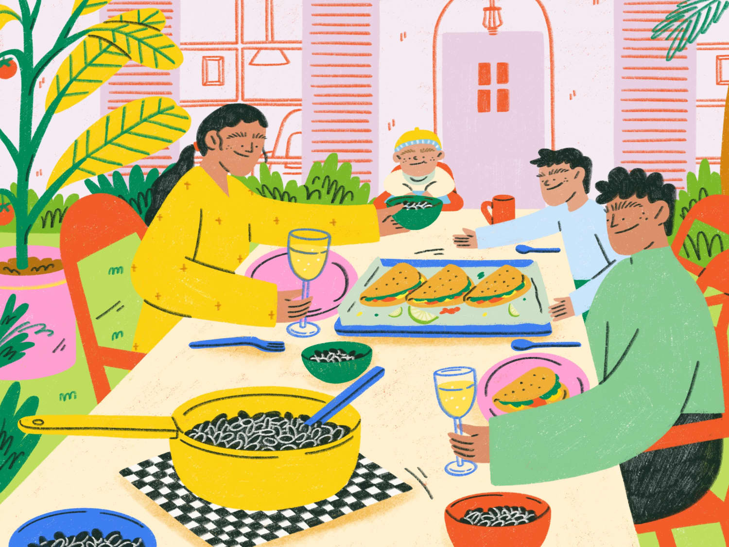 Hướng dẫn chi tiết cách vẽ tết online đẹp lung linh cho không gian gia đình