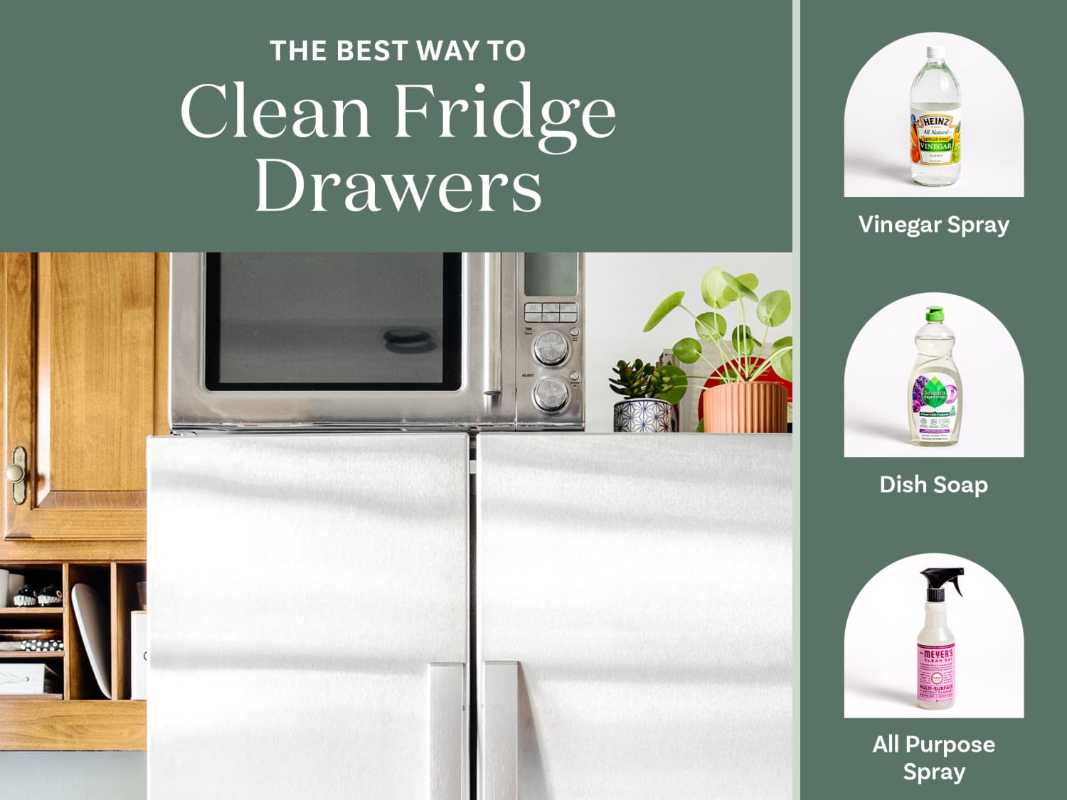 Best way deals to clean fridge