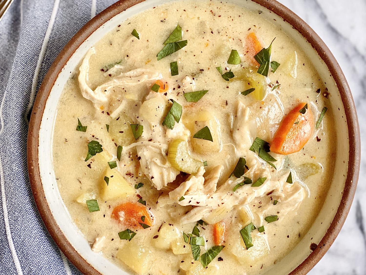 Instant pot chicken potato soup hotsell