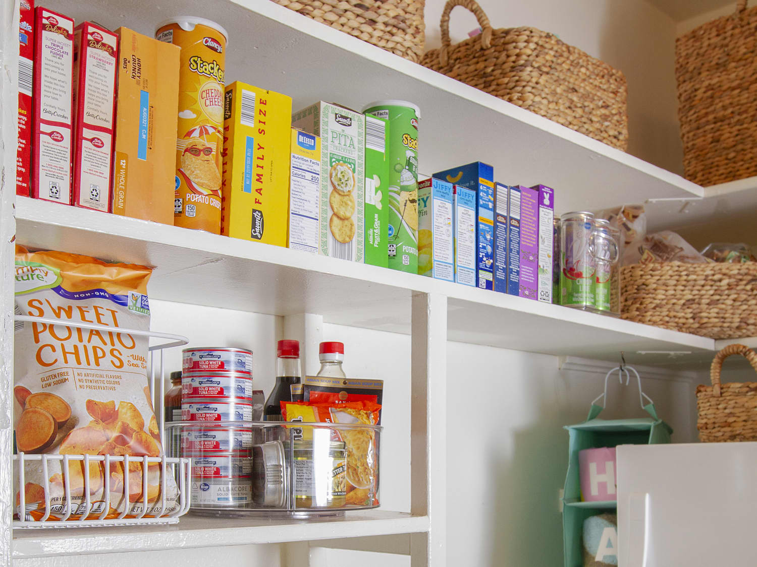 Potato chip organizer for pantry deals