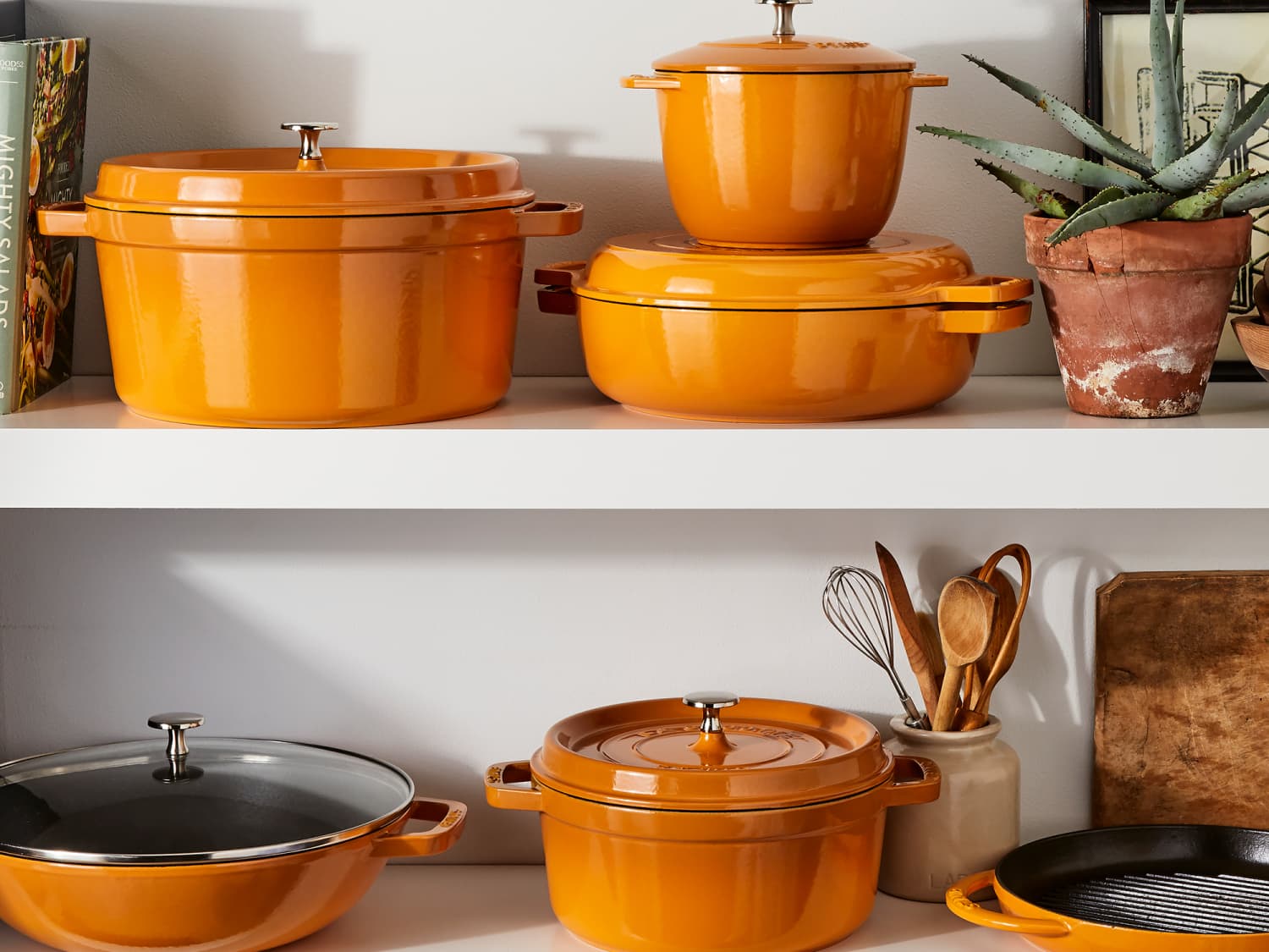 Staub La Cocotte Mustard #28 6 Quart Dutch Oven France | eBay