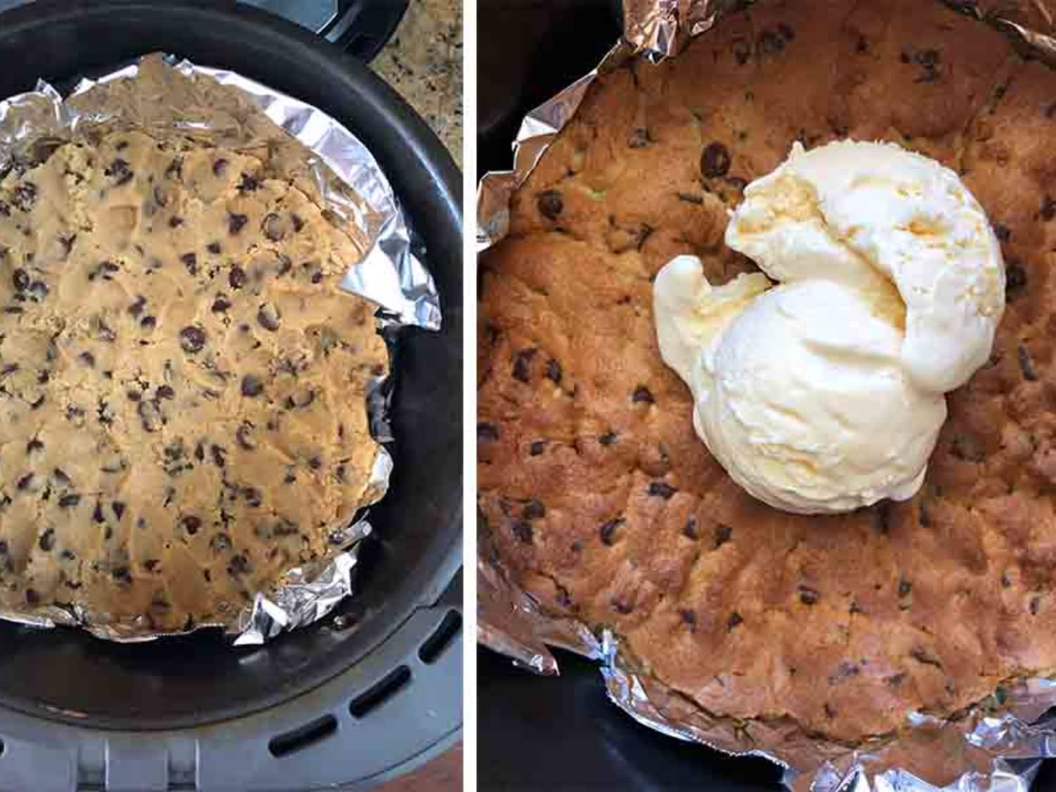 Cookie dough store in air fryer