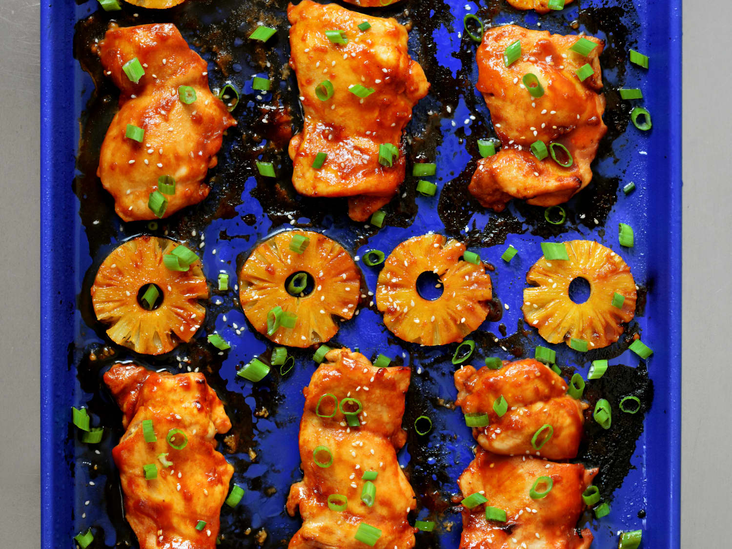 Sheet Pan Pineapple Chicken