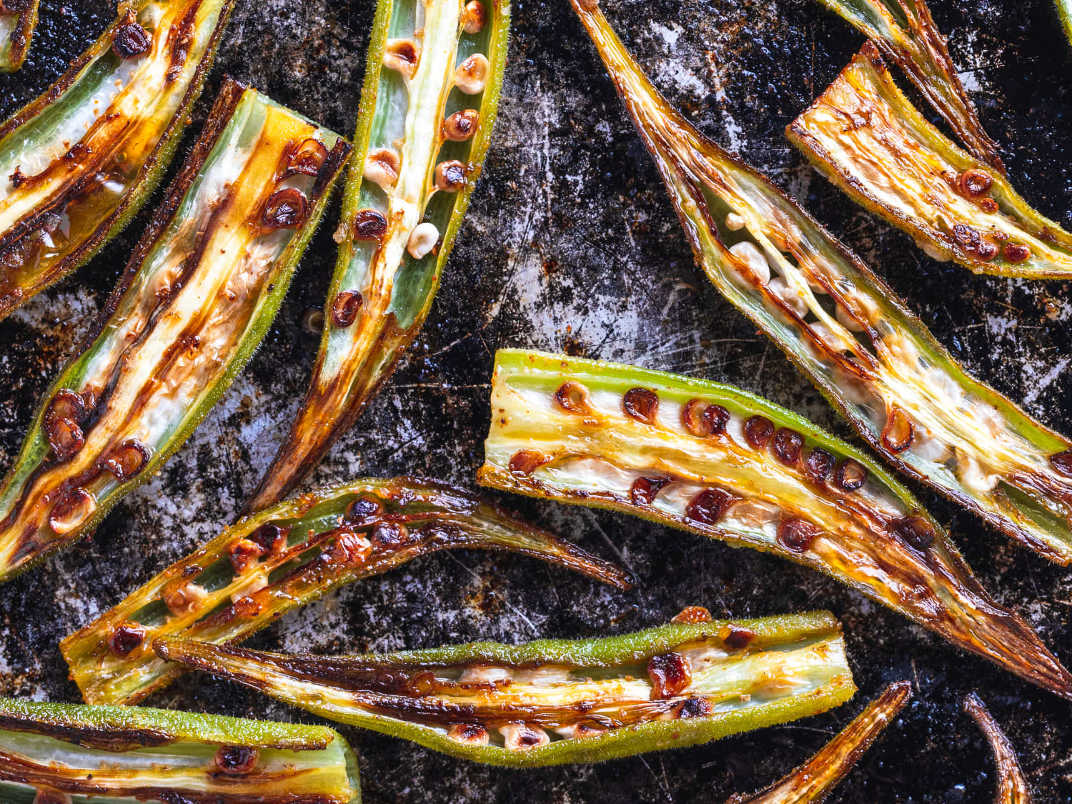 Crispy Roasted Okra