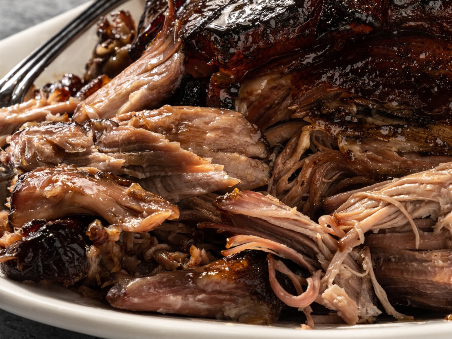 Pulled pork store shoulder oven