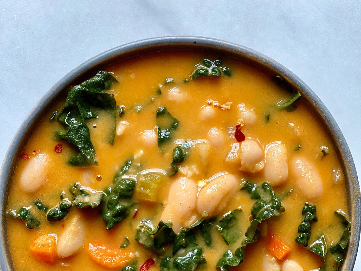 Creamy White Bean and Kale Soup