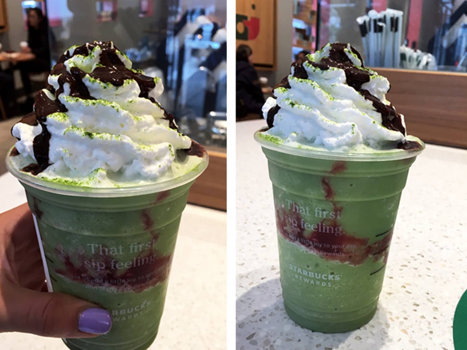 The Joker Starbucks Secret Menu Frappuccino Review The Kitchn