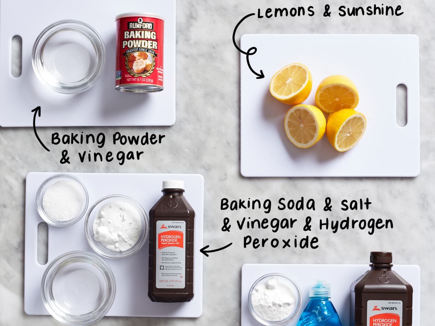 Hydrogen peroxide deals and vinegar