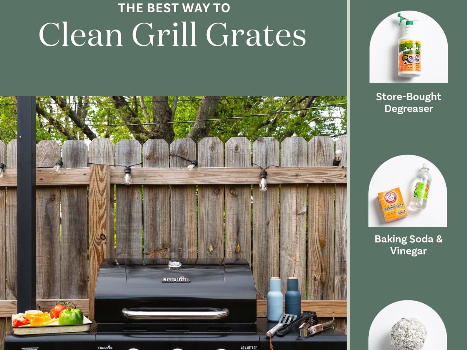 Best way to clean a barbecue grill hot sale