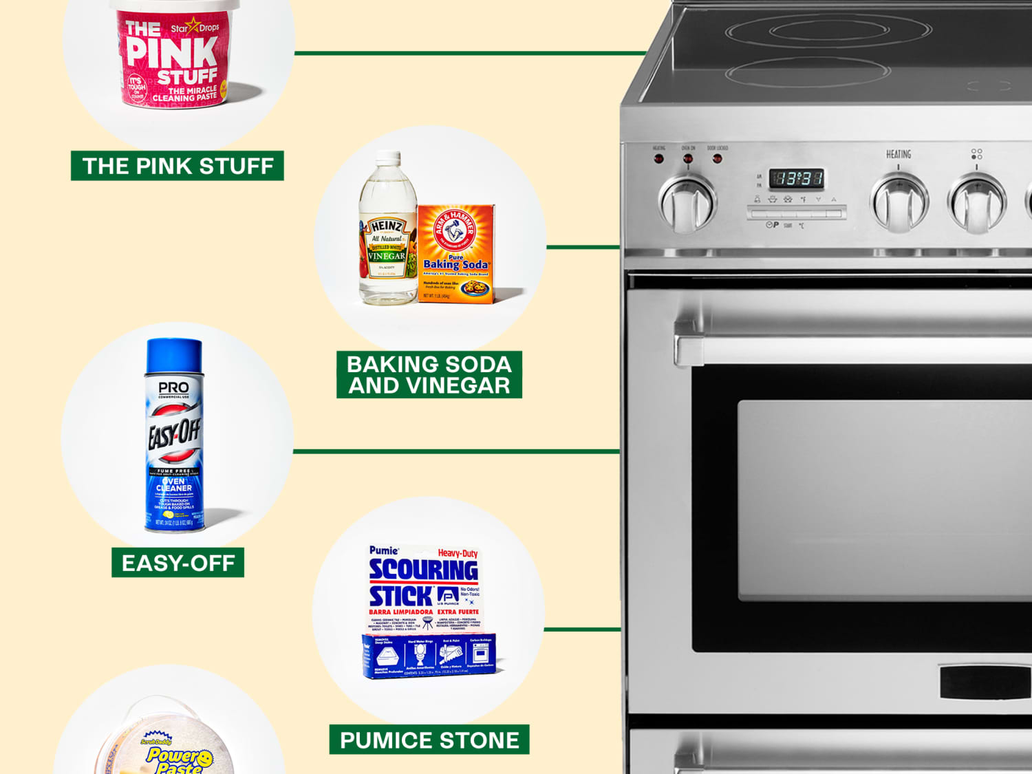 Vinegar oven deals cleaner