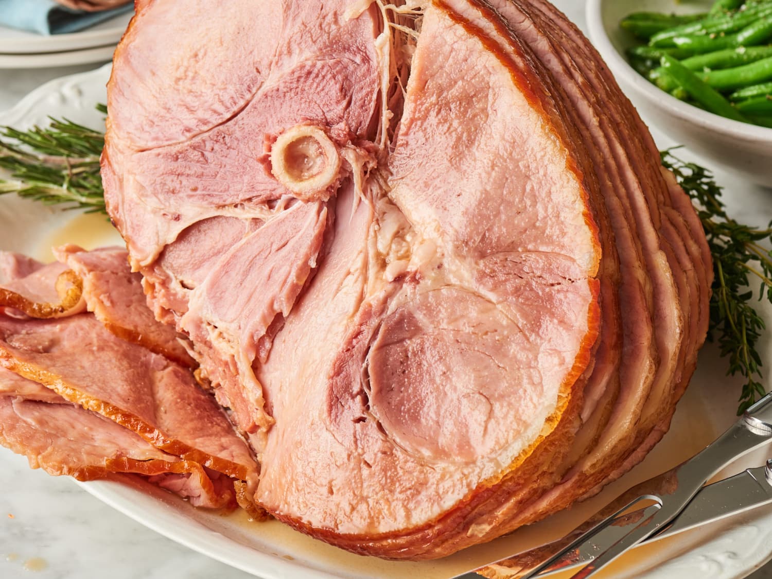 Bone in spiral ham instant pot top