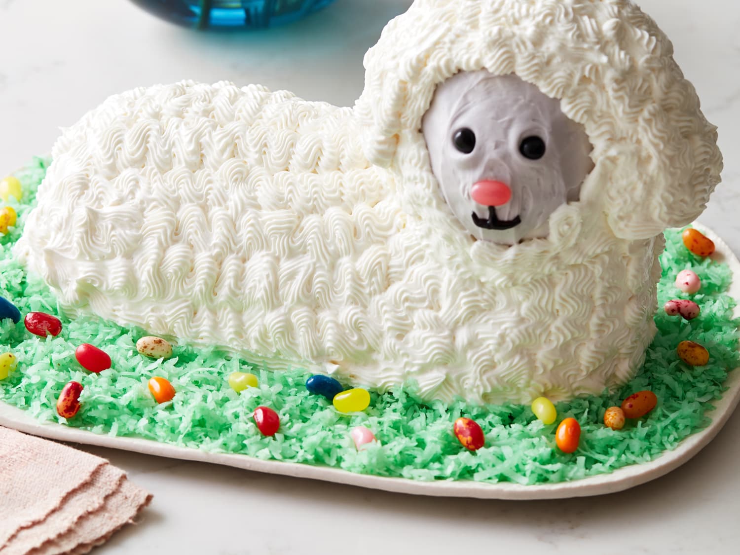 Lamb cake mold recipe top