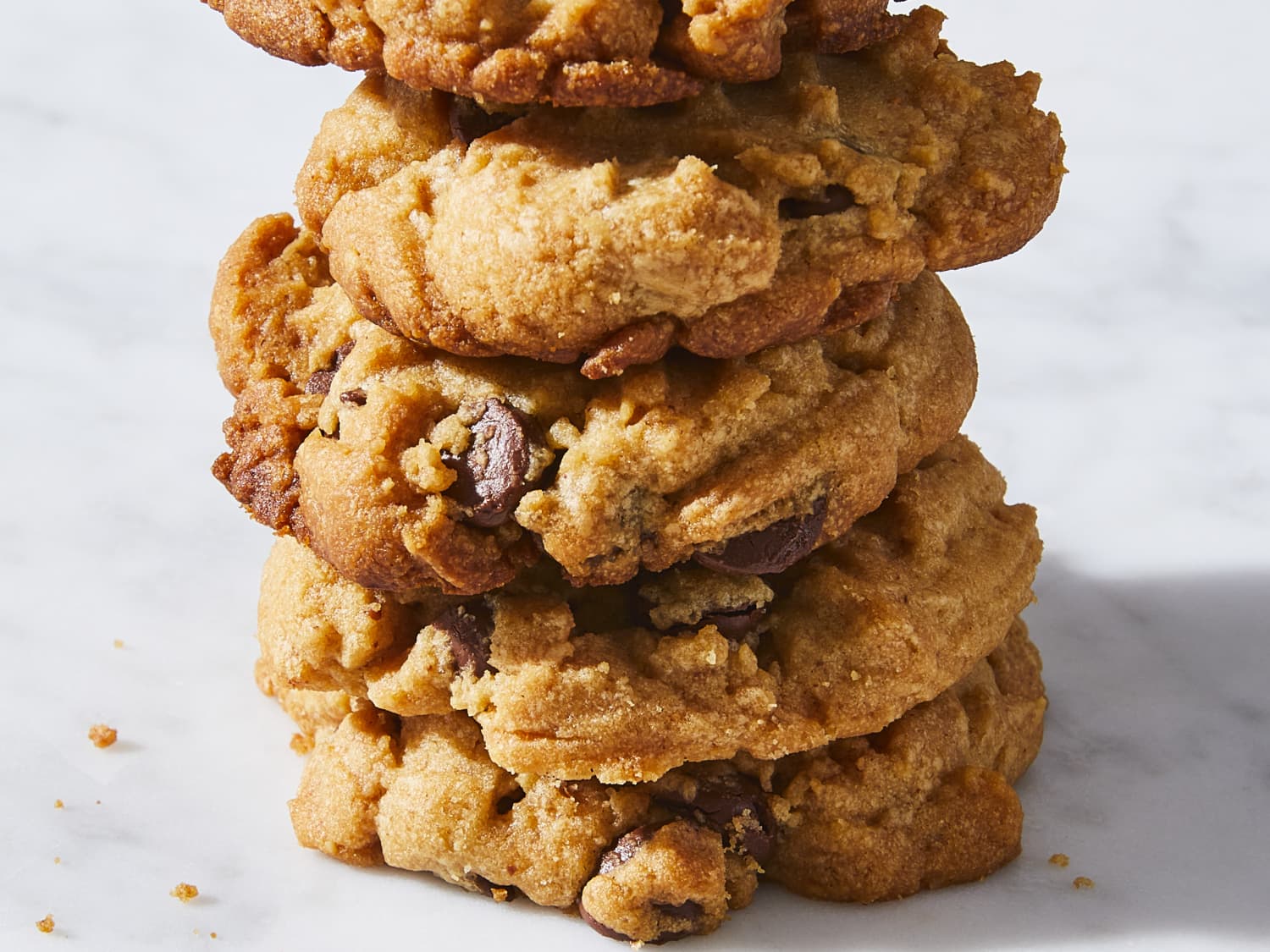 Chewy Peanut Butter Chocolate Chip Cookies