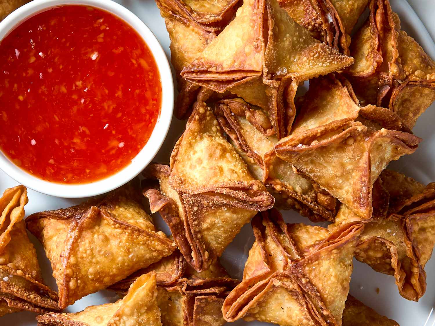 Crab Rangoon Wonton Bites