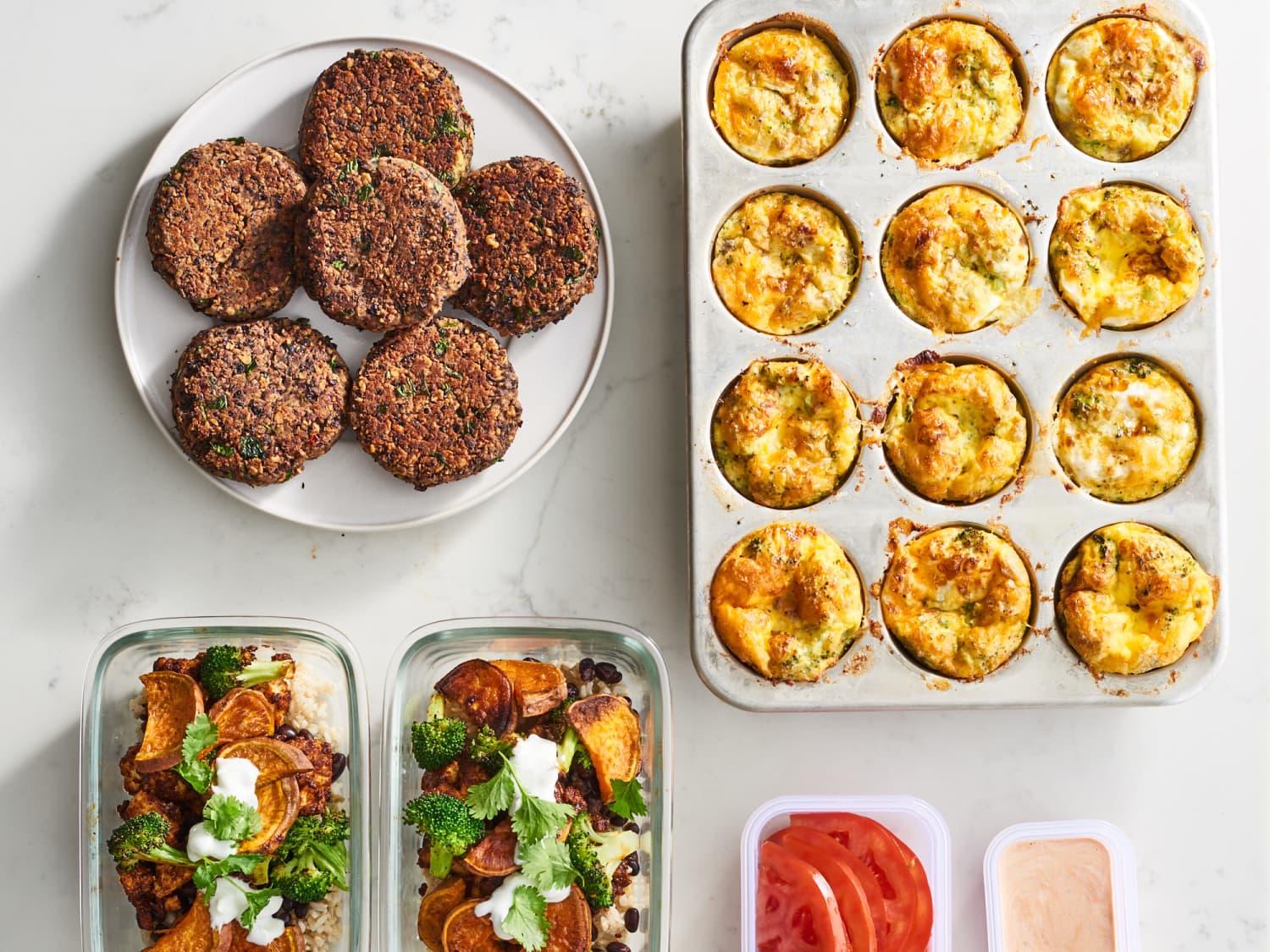 High Protein Vegetarian Meal Prep for 1 Week of Meals in 2 Hours The Kitchn