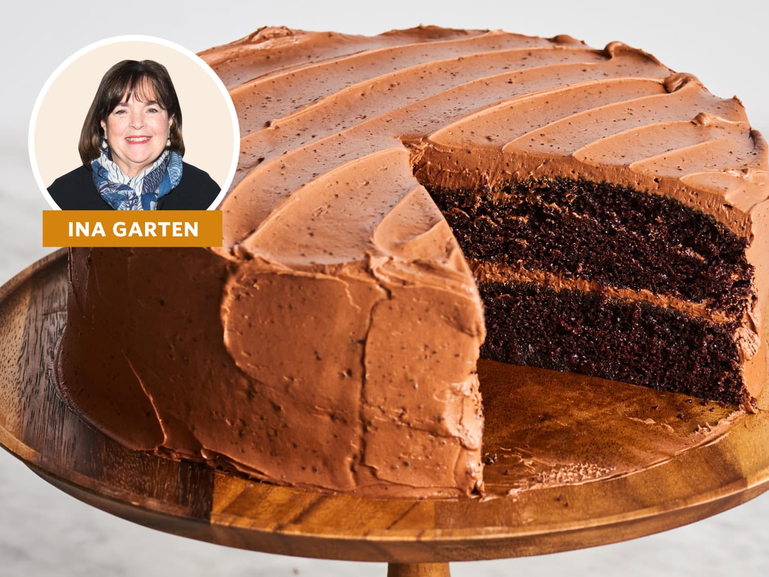 Ina garten chocolate ganache cake top