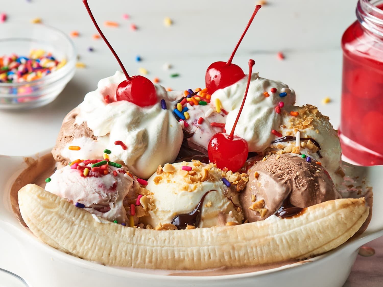 Banana split best sale ice cream