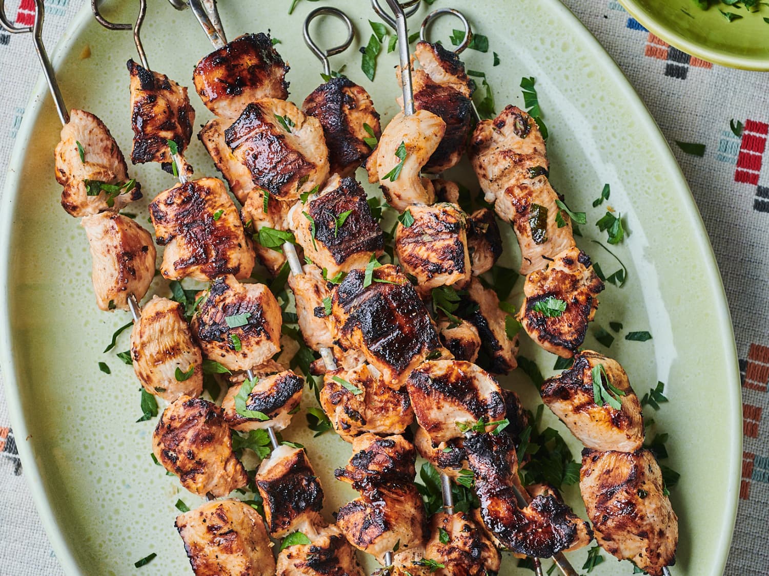 Grilling best sale chicken skewers