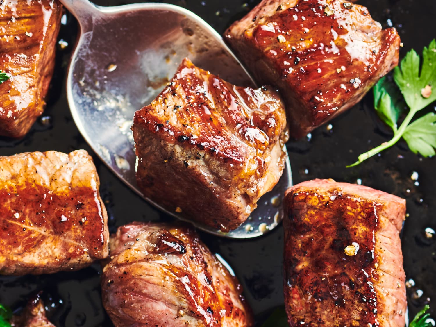 Brown Sugar Bourbon Steak Bites