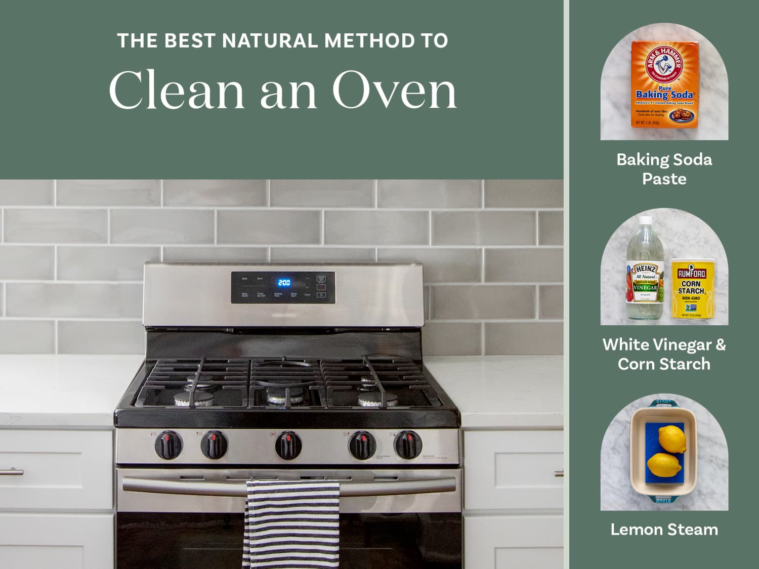 How to clean oven hot sale naturally
