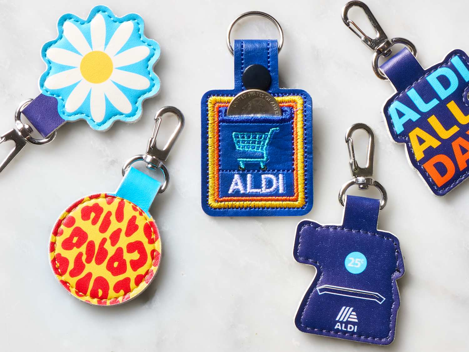 Aldi keychain quarter holder clearance