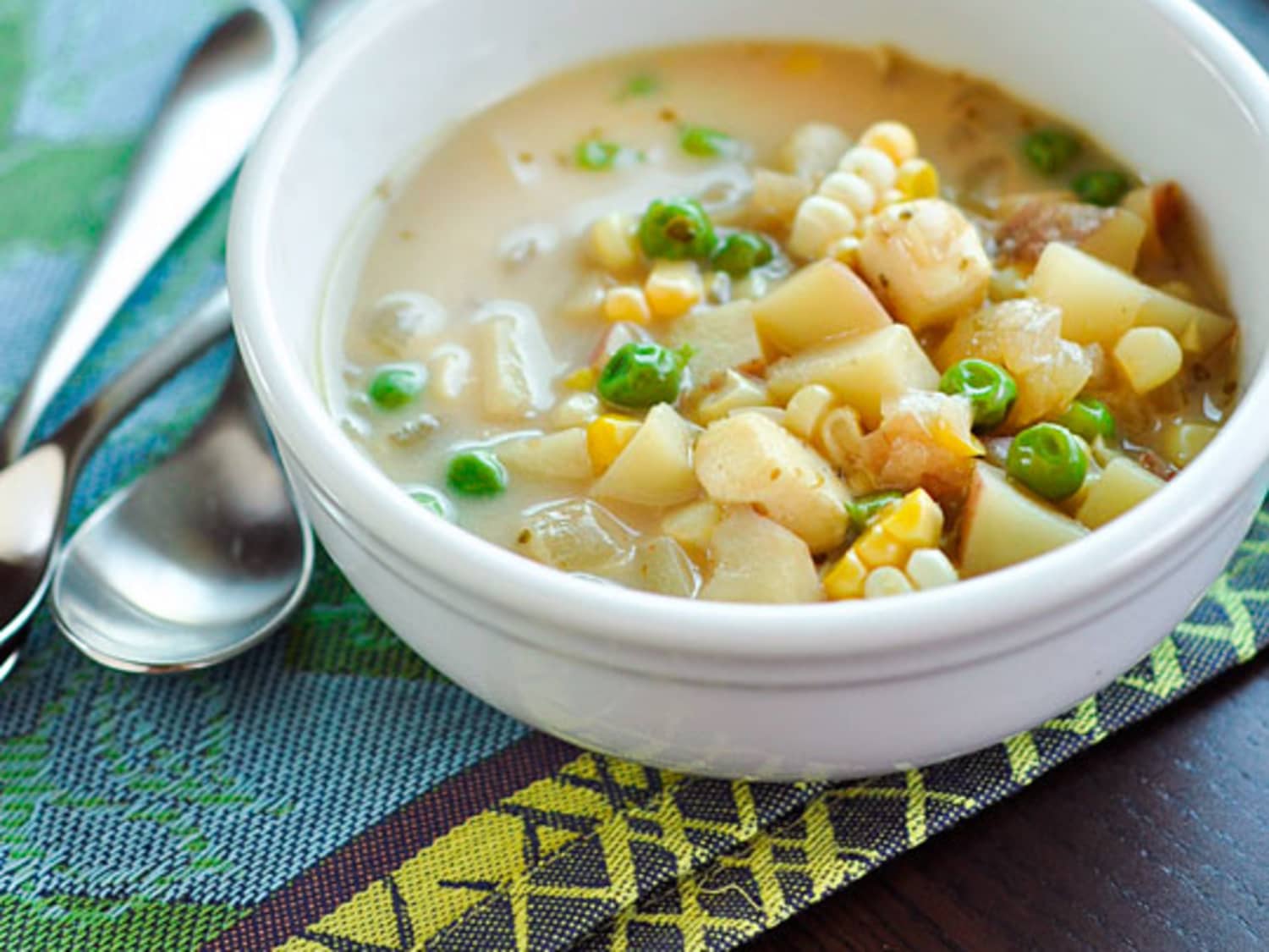 Thickening soup deals with cornstarch