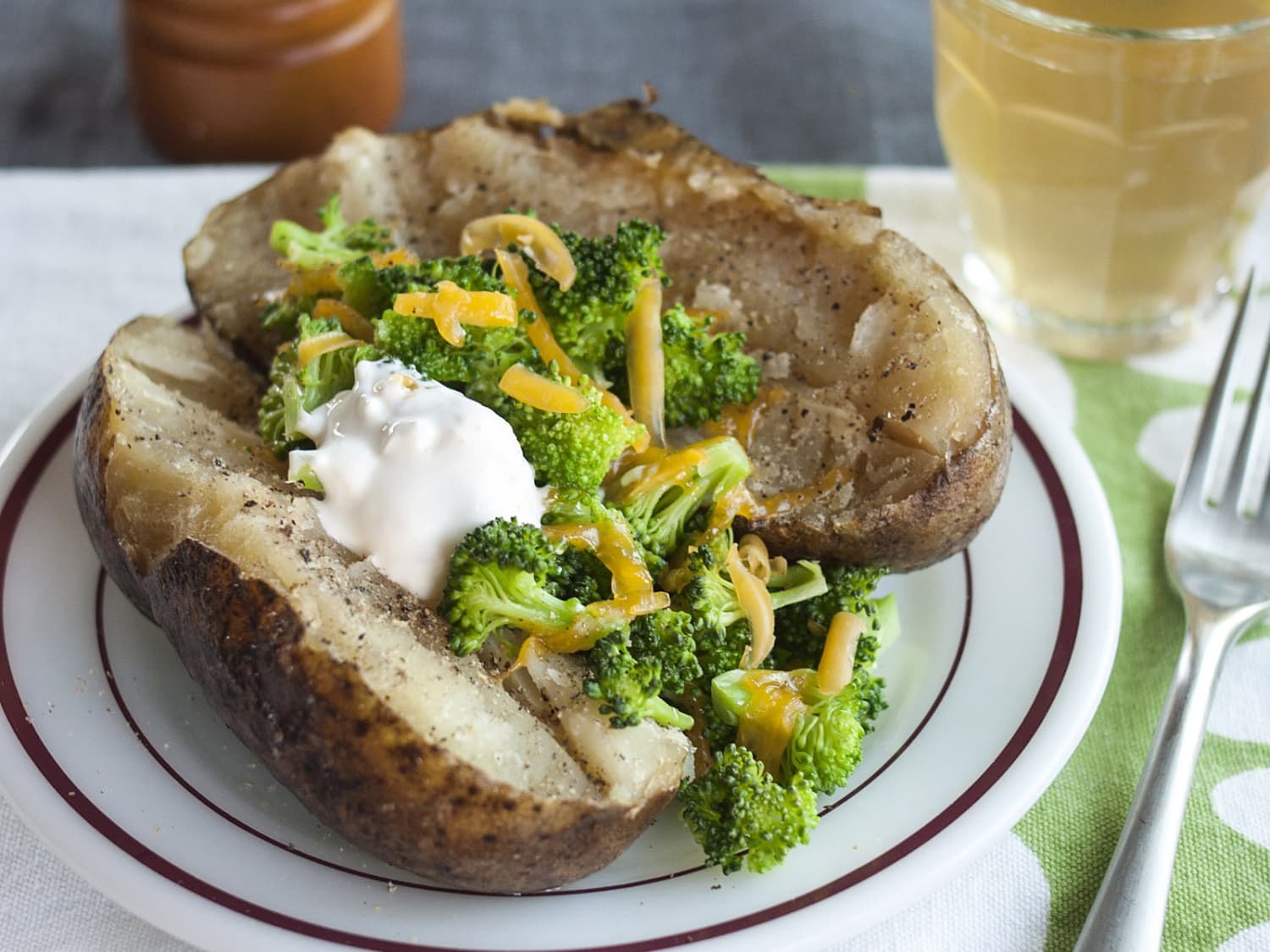 slow cooker baked potatoes crispy skin