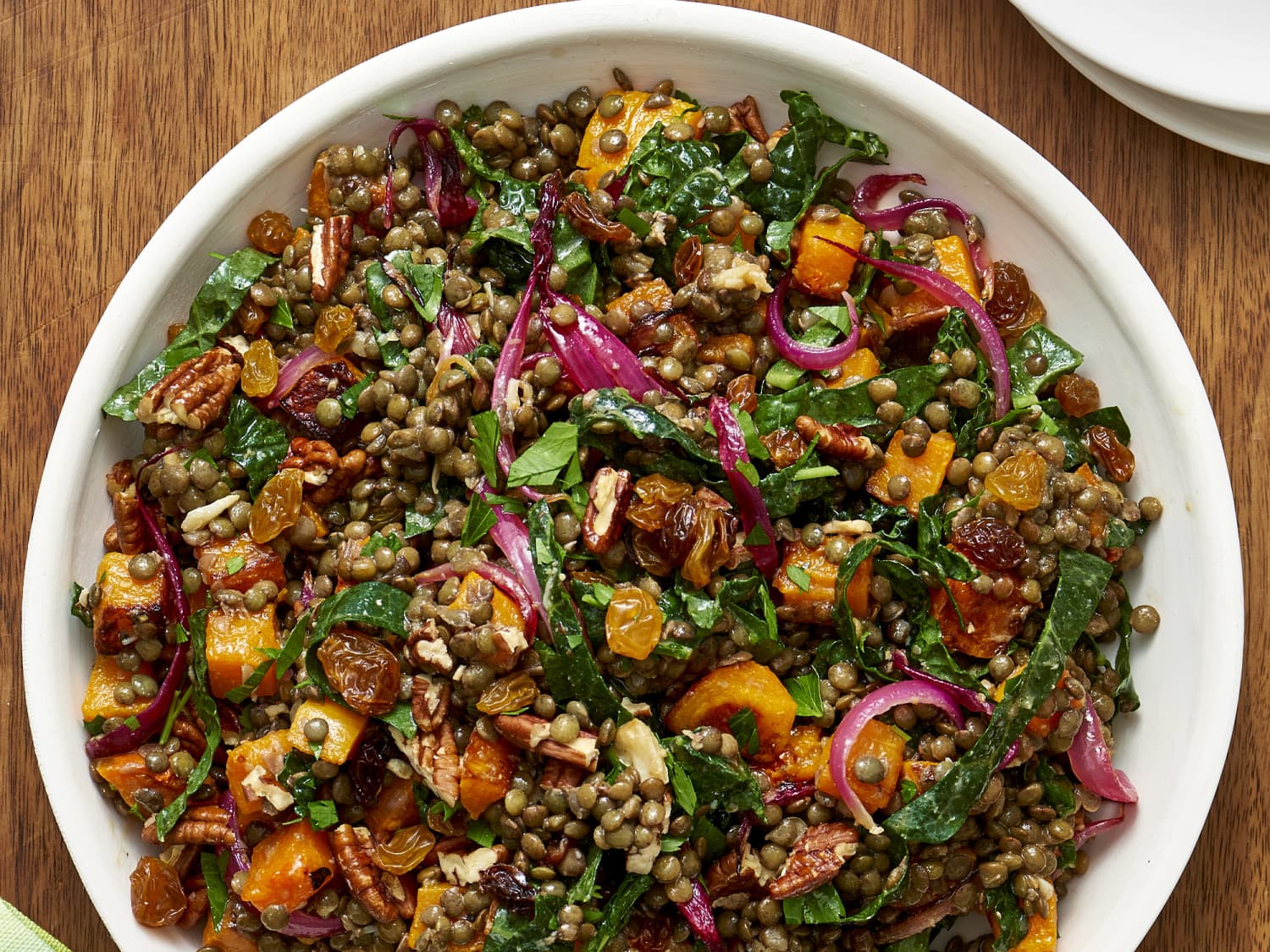 Cómo hacer una ensalada con lentejas