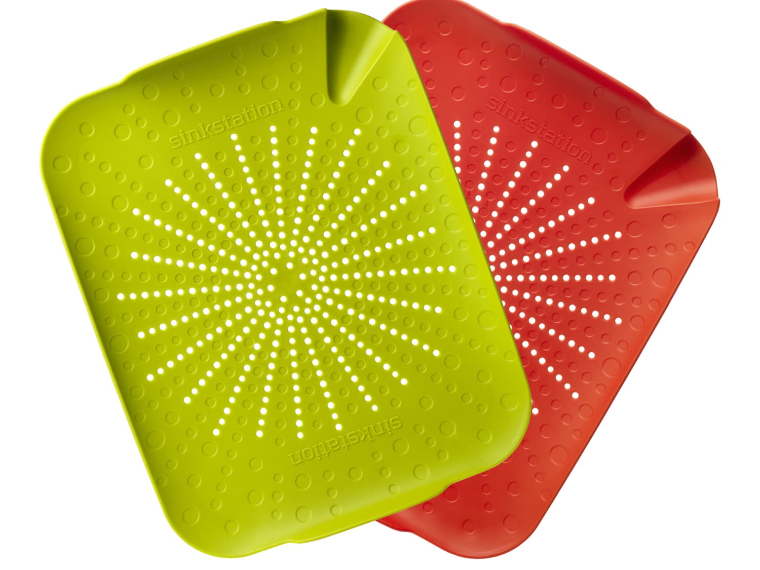 Flat on sale sink colander