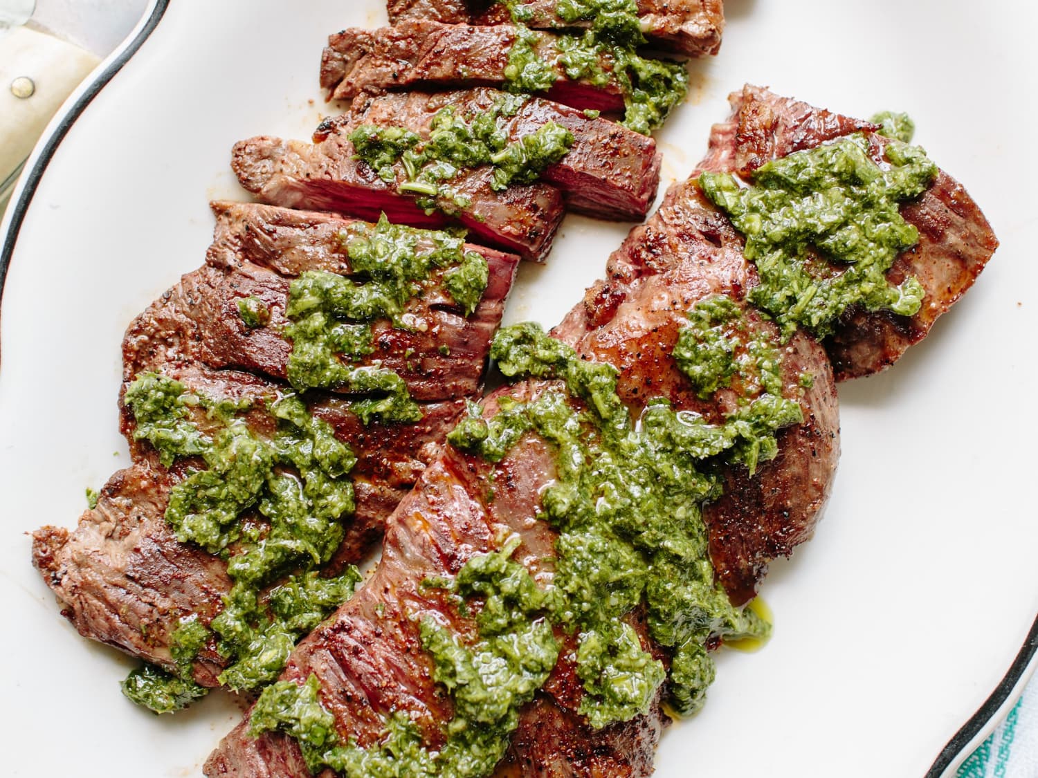 Grilled skirt steak with chimichurri outlet