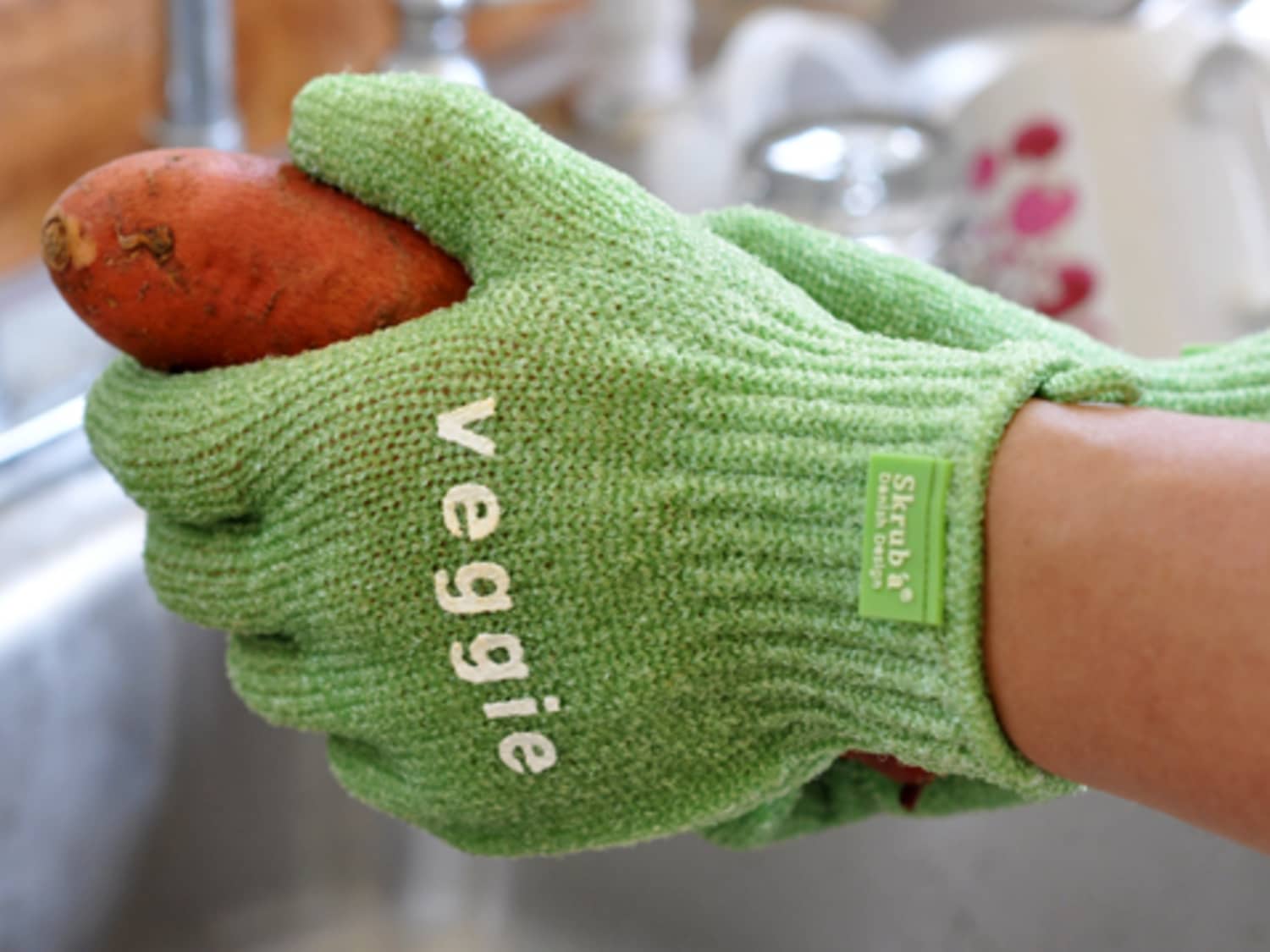 Vegetable cleaning outlet gloves