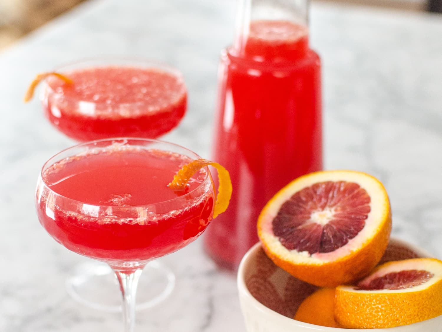 Blood store orange juice