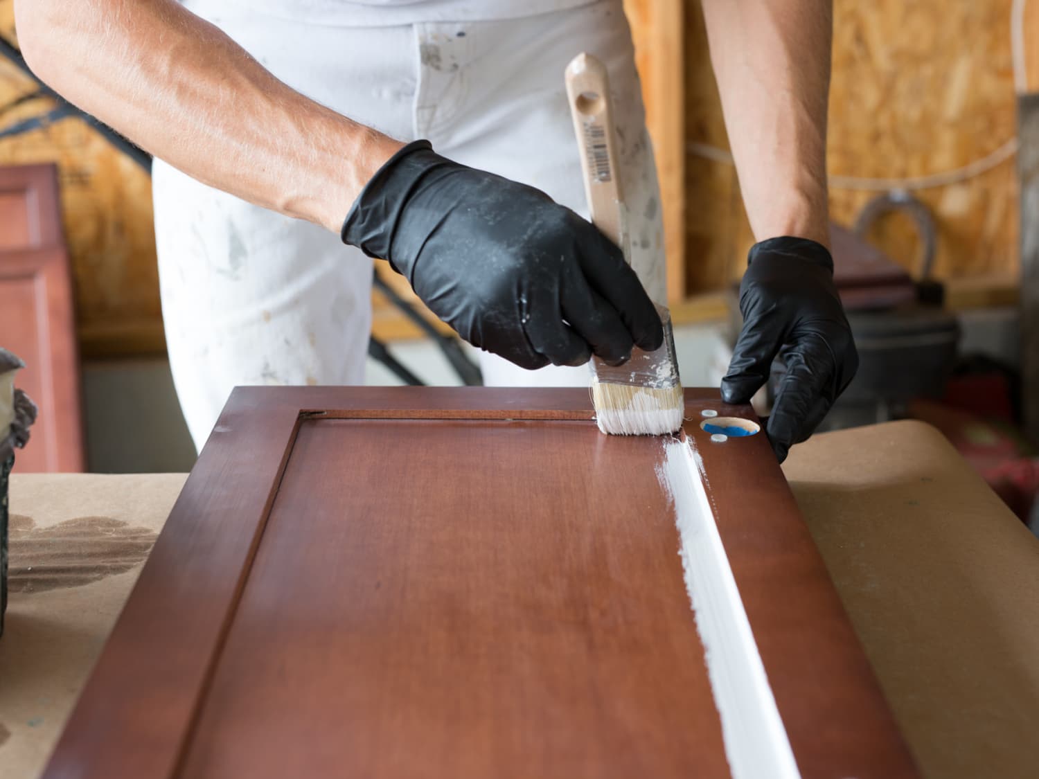 Painting varnished deals cabinets