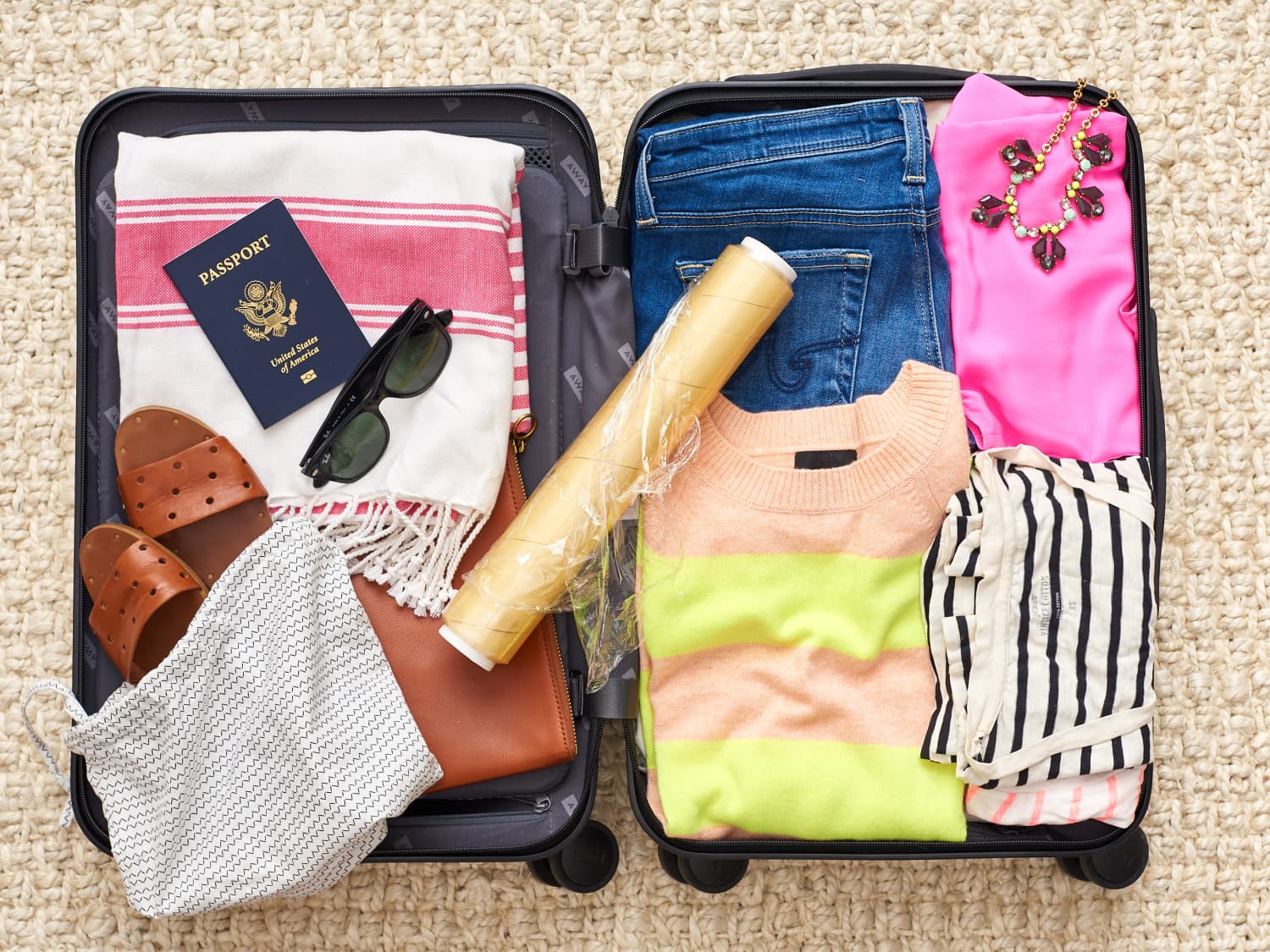 Can you pack wrapped gifts in luggage outlet