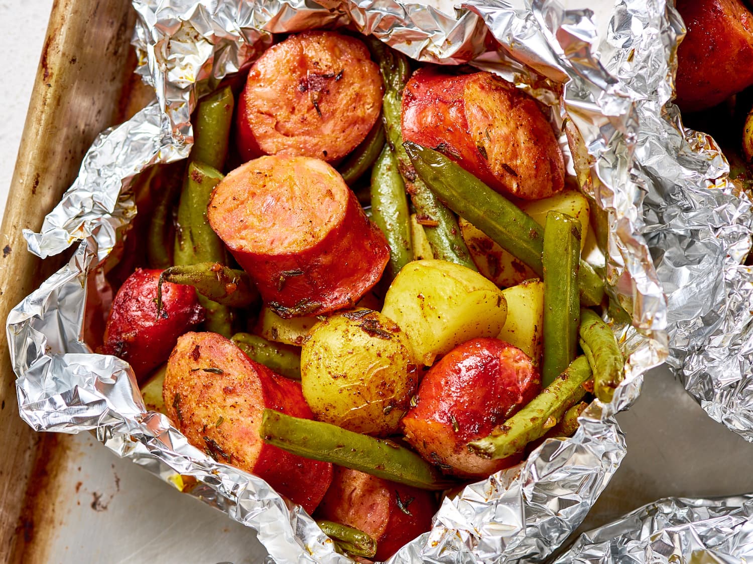 Sausage Potato Foil Packets
