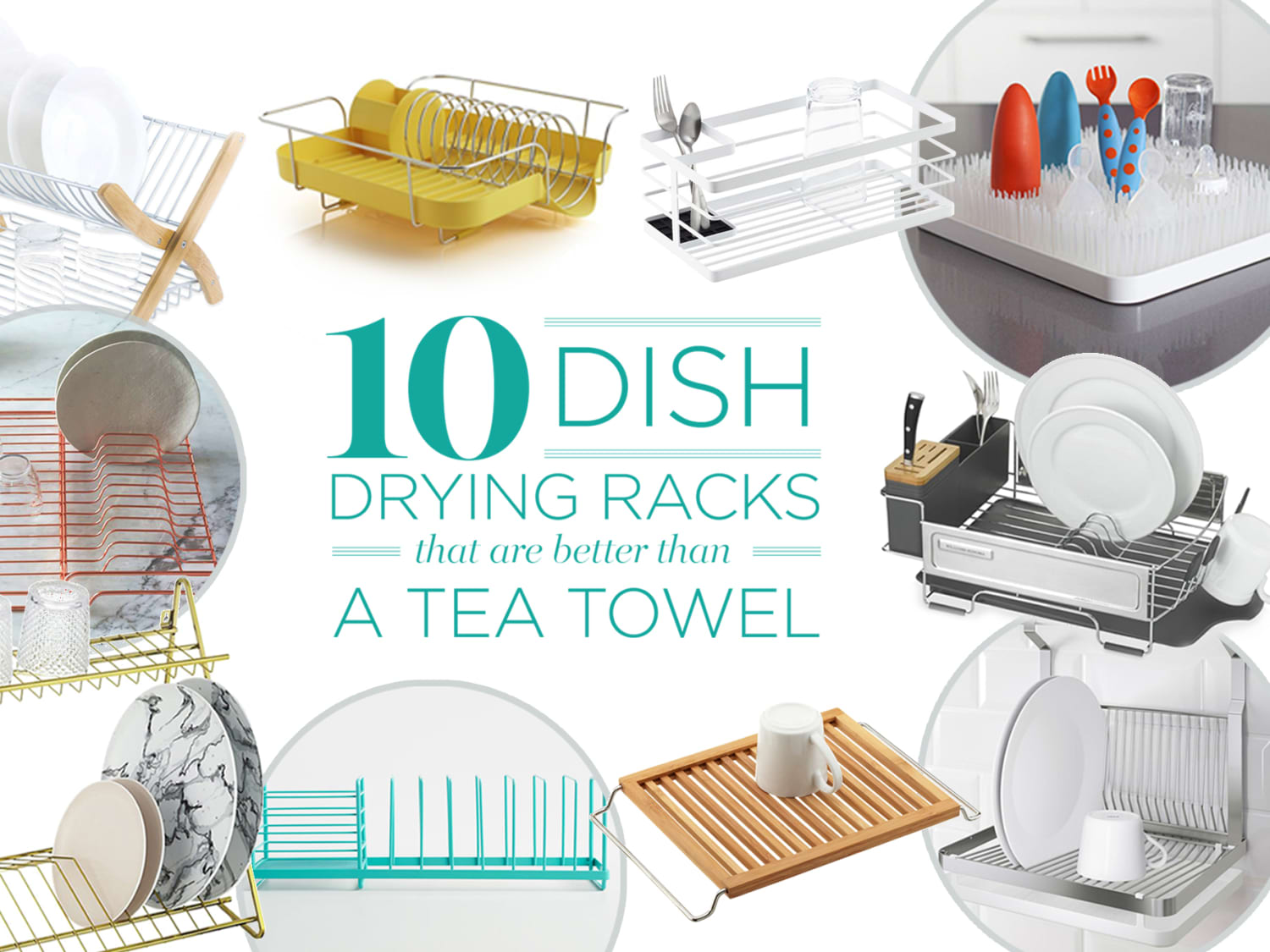 Tea towel sales drying rack