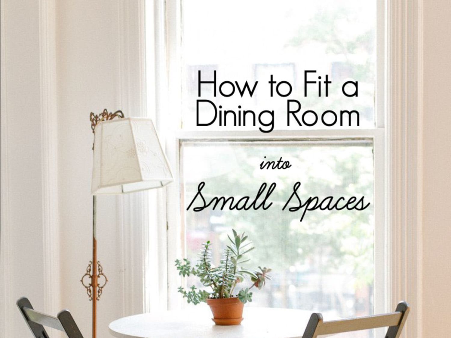 Small thin top dining table
