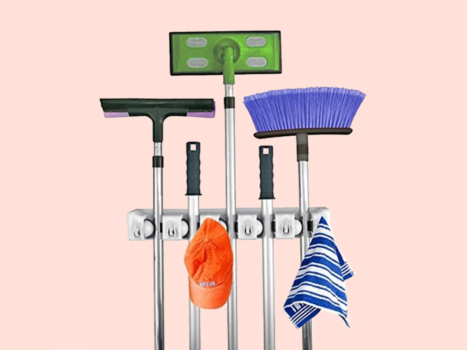 Get Your Cleaning Tools in Order with This Hanging Rack The Kitchn