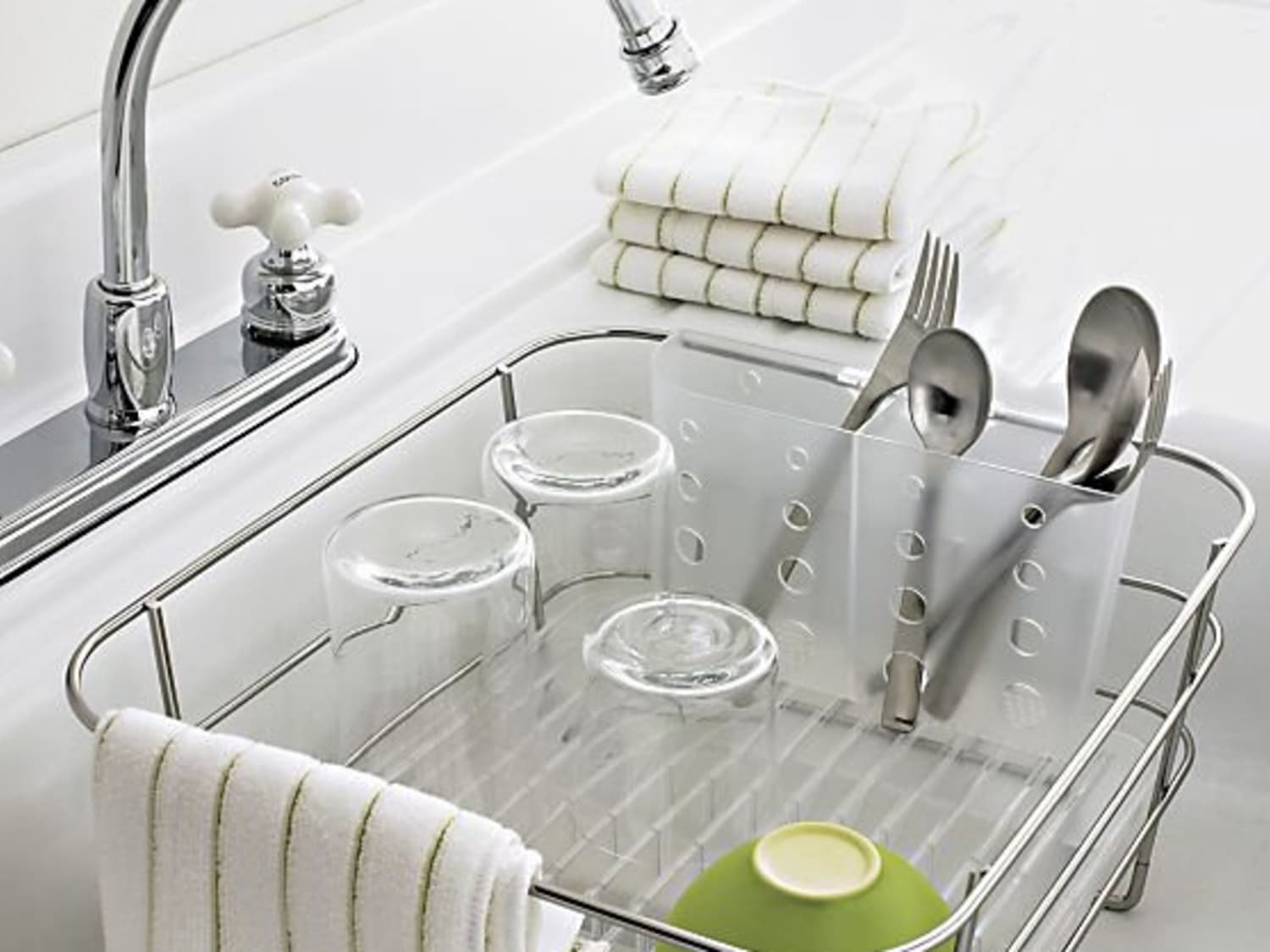 When You Need a Tiny Dish Rack for a Tiny Kitchen The Kitchn
